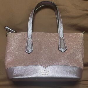 Kate Spade New York Lola Glitter Pink Satchel